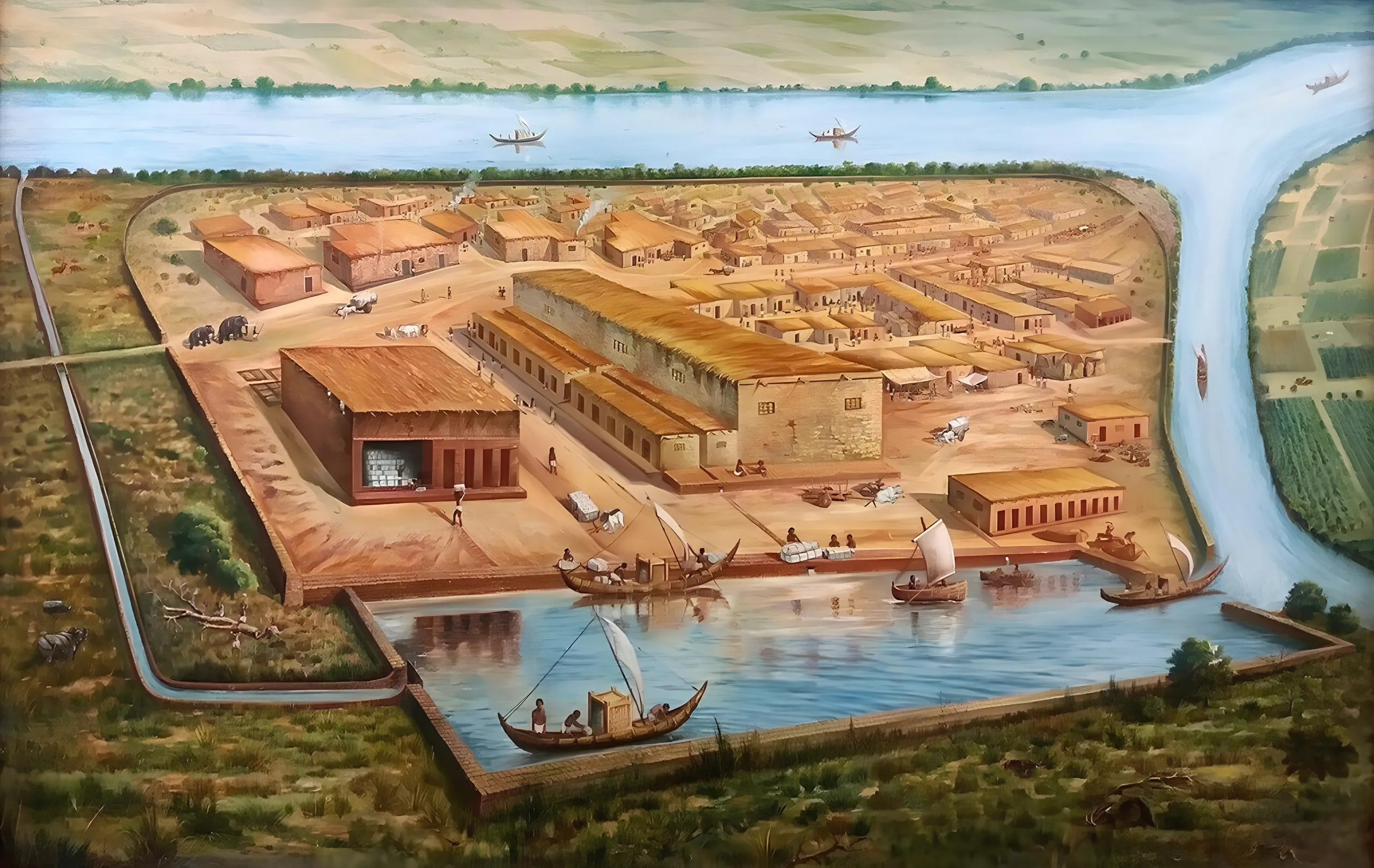 Ancient Lothal dockyard heritage of the Indus Valley Civilization