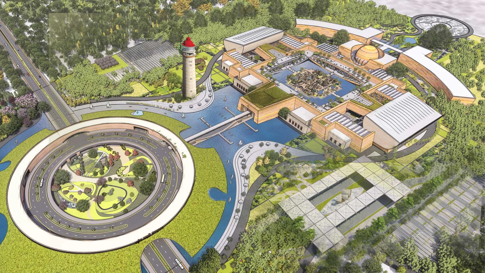 National Maritime Heritage Complex galleries and lighthouse museum at Lothal